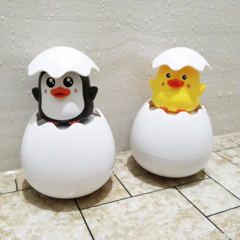 Baby Bathing Toy Kids Cute Duck Penguin Egg Water Spray Sprinkler Bathroom Sprinkling Shower Swimming Water Toys for Kids Gift