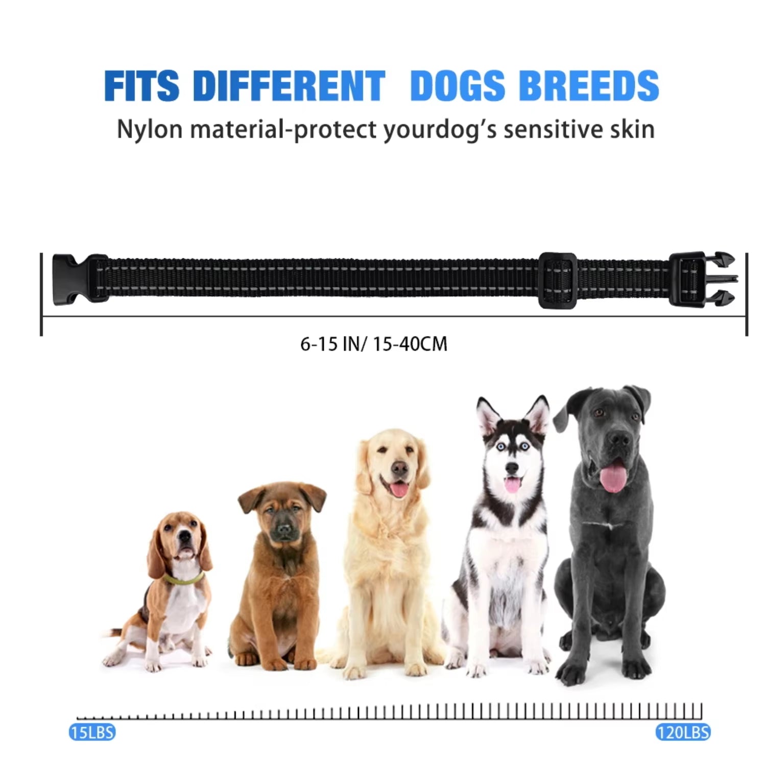 Get Now: Gentle and Effective Rechargeable Bark Collar for Small, Medium, and Large Dogs - Audible Beep for Human Relief.