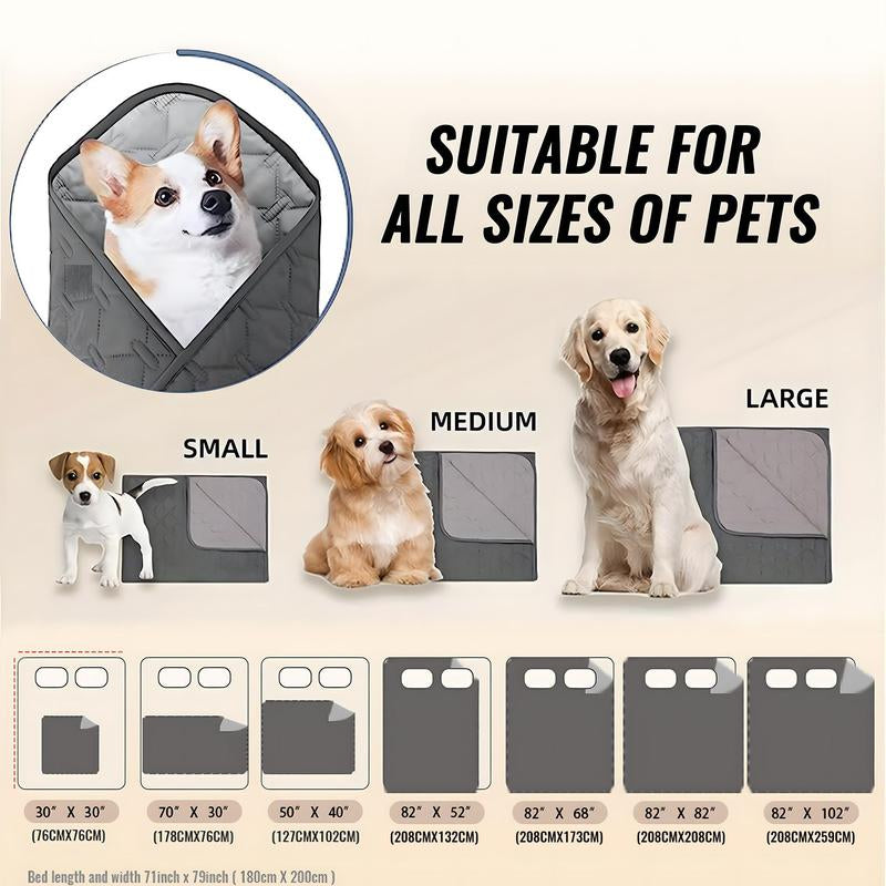 Double-Sided Waterproof Pet Bed Cover, 1 Count Pet Bed Protector, Pet Bed Cover for Dog & Cat Furniture, Dog & Cat Furniture Accessories, Summer Gift for Human Dog Beds