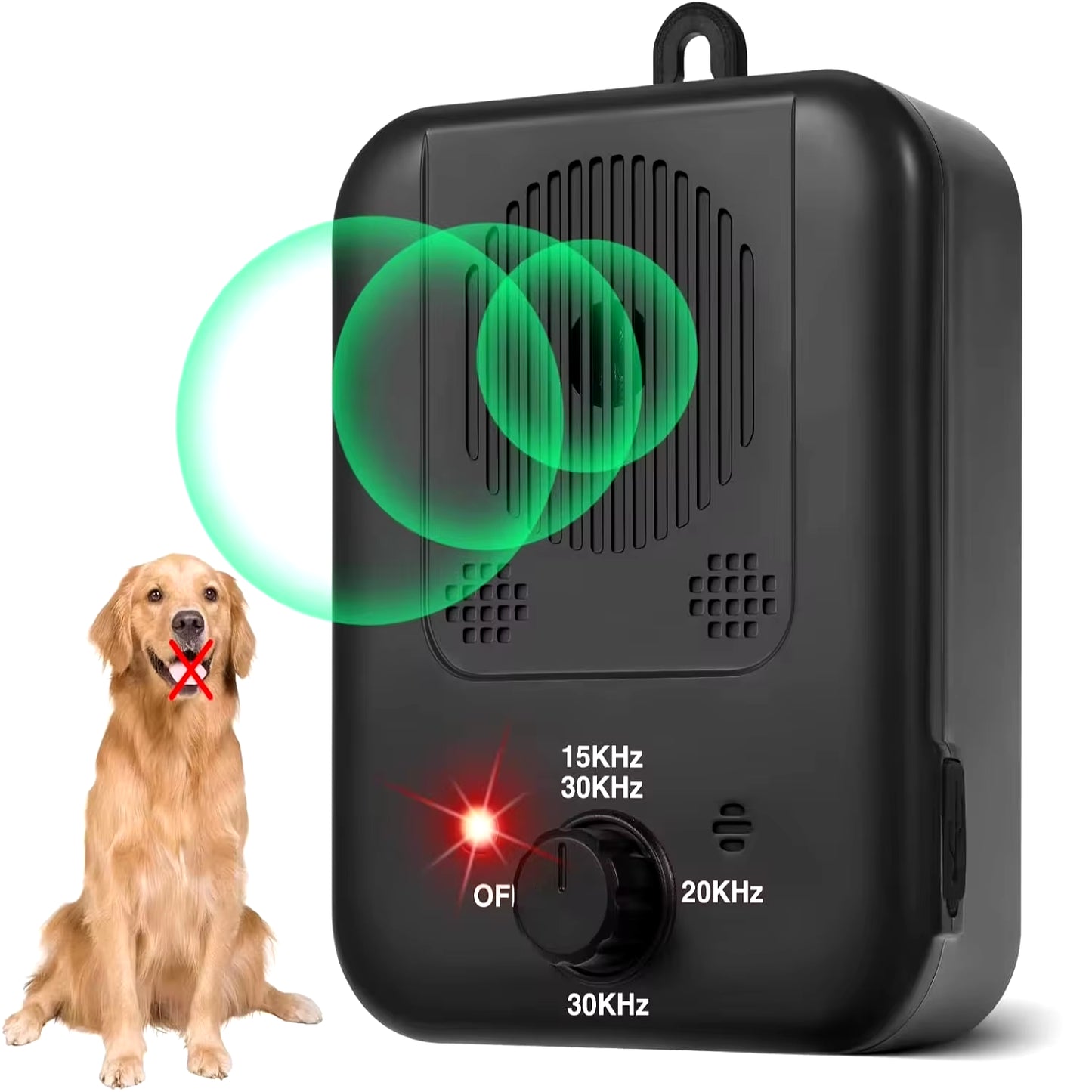 2024 Upgraded Ultrasonic Dog Bark Deterrent Devices,Anti Barking Device Dog Indoor Outdoor,50Ft Dog Barking Control Devices-