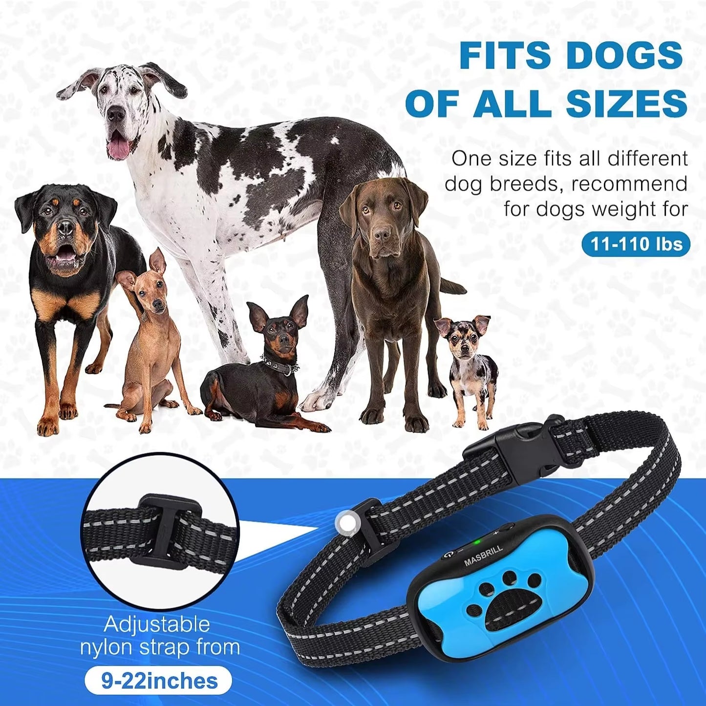  Bark Collar for Small, Medium, and Large Dogs 