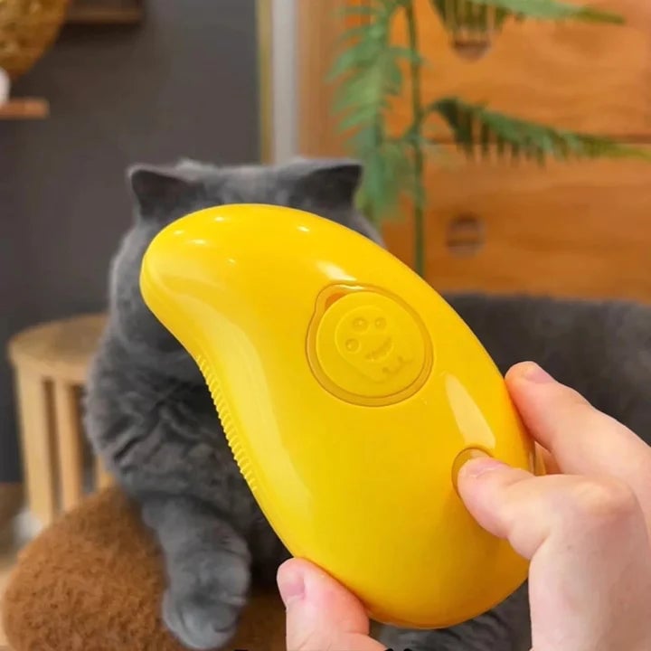 Cat and Dog Steam Brush Accessories for Cats Steam Brush Massage Electric Sprayer Pet Grooming Things for Dogs Removes Hair Pets